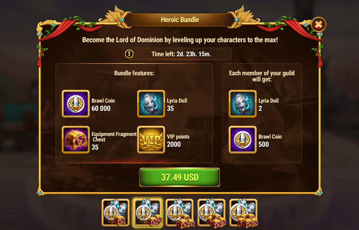 [Hero Wars Guide] Heroic Bundle Lyria