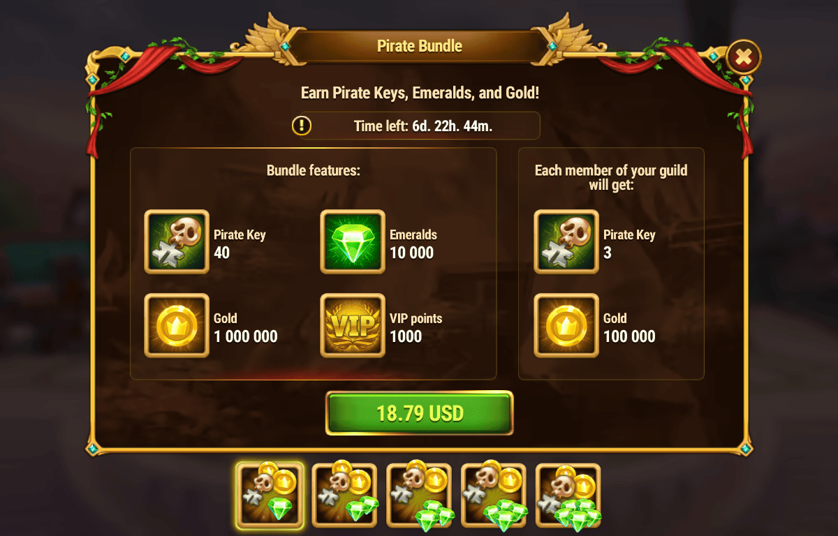 [Hero Wars Guide] Pirate Bundle
