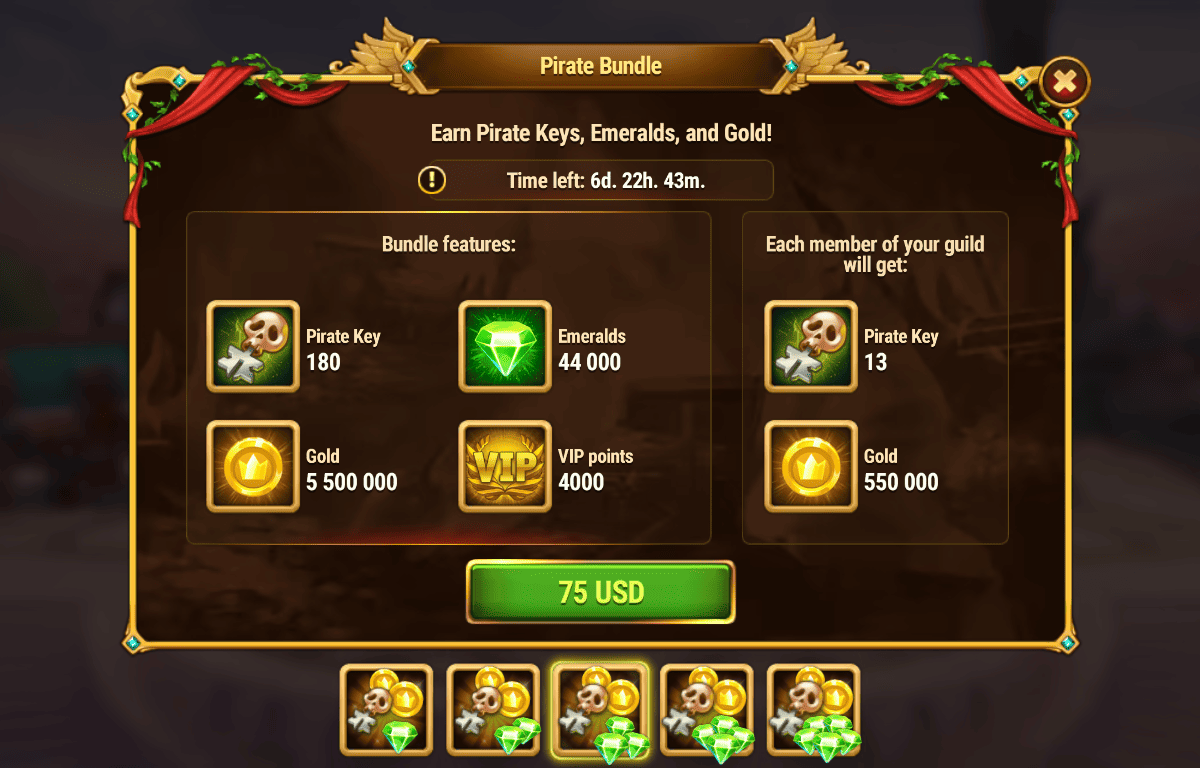 [Hero Wars Guide] Pirate Bundle