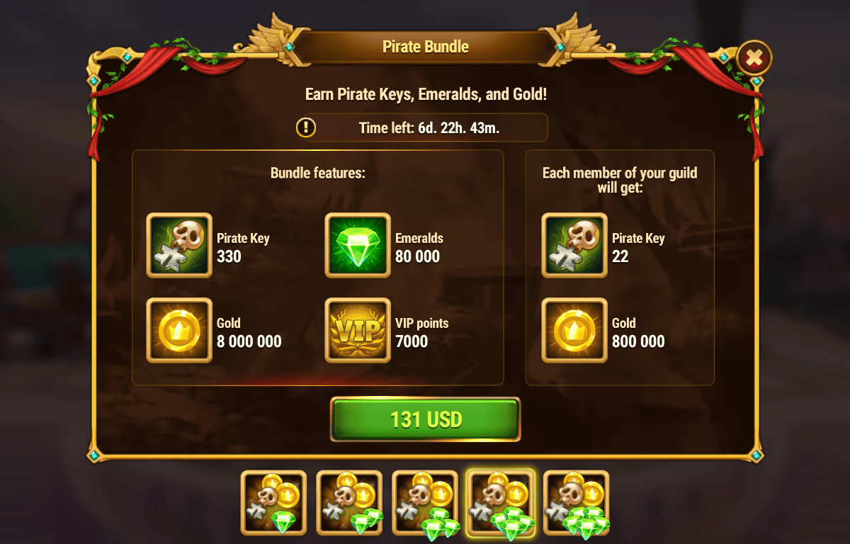 [Hero Wars Guide] Pirate Bundle