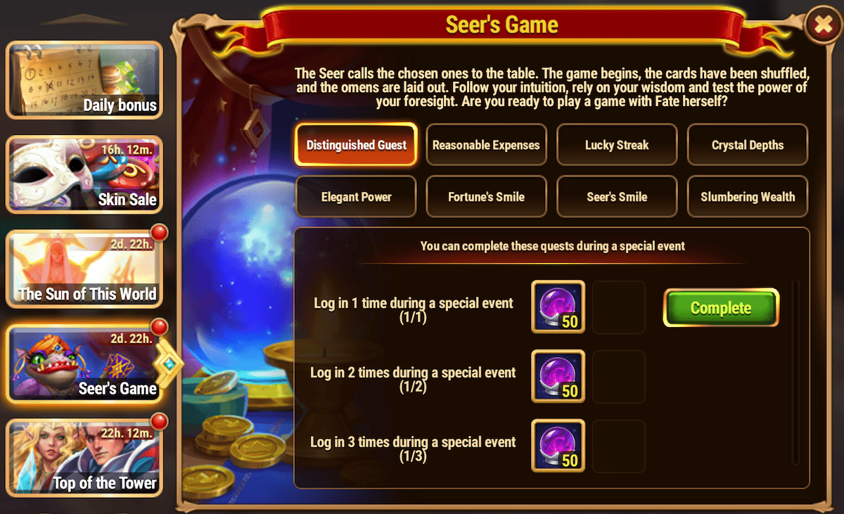 [Hero Wars Guide] Seers Game