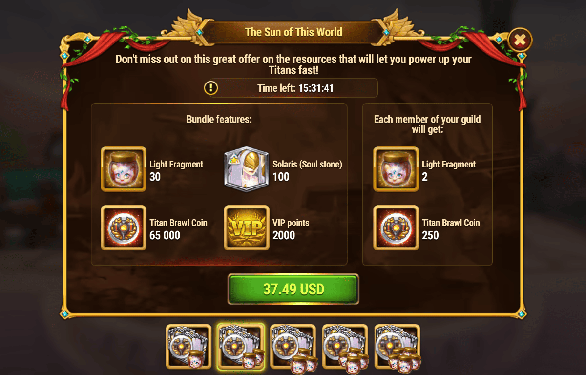 [Hero Wars Guide]The Sun of This World Bundle