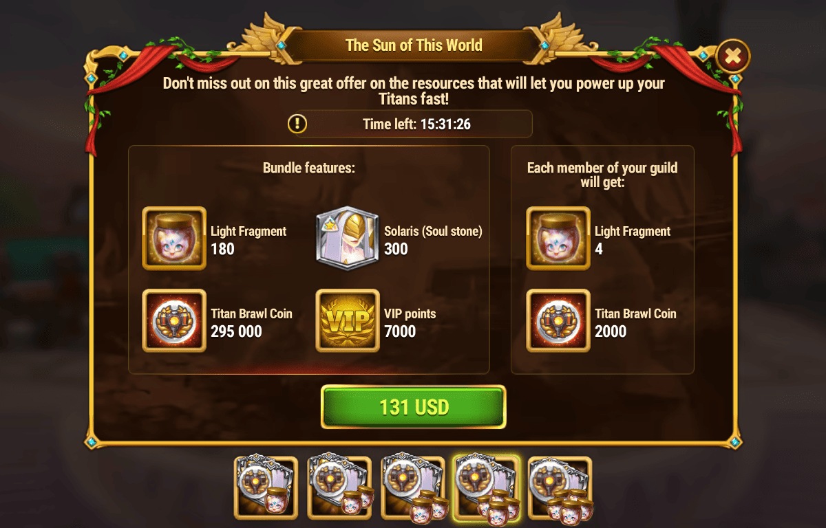 [Hero Wars Guide]The Sun of This World Bundle