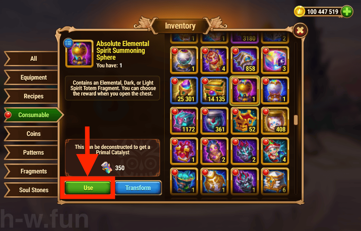 [Hero Wars Guide] Elemental Catalyst Transform