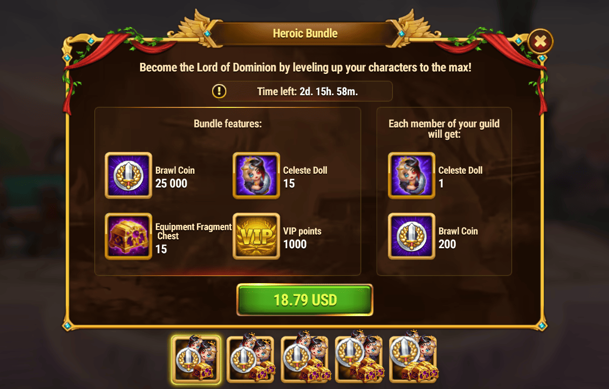 [Hero Wars Guide]Heroic Bundle(Celeste)