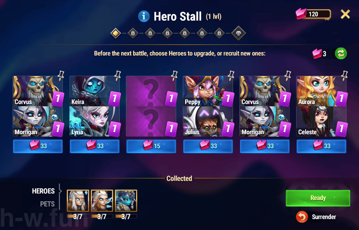[Hero Wars Guide] Under the power of Water Hero Stall