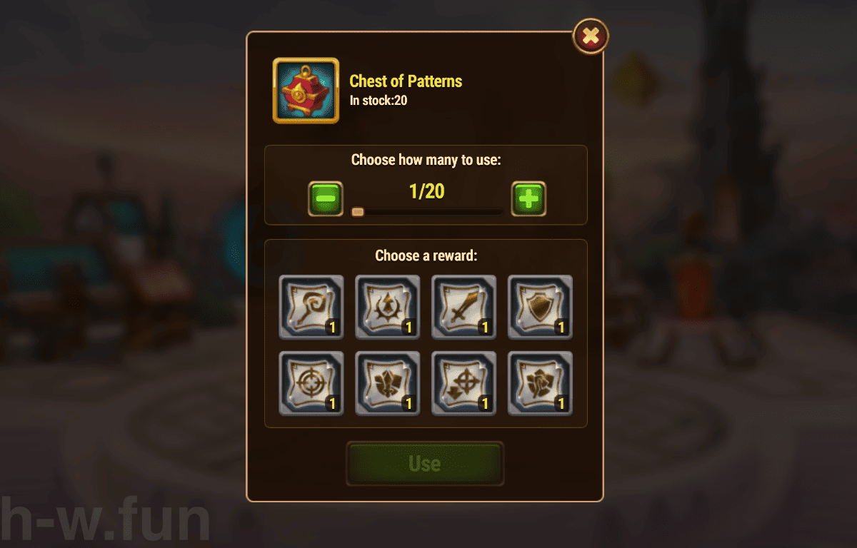 [Hero Wars] Chest of Patterns