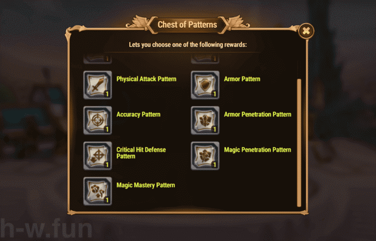 [Hero Wars Guide]Chest of Patterns - Insights with HeroWars Login