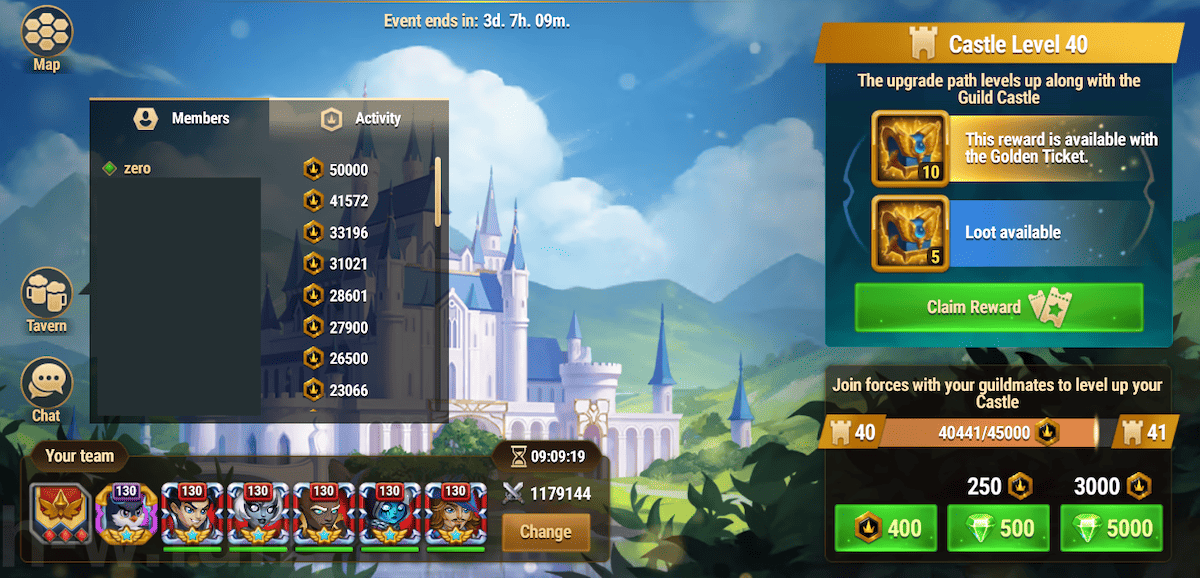 [Hero Wars Guide] Area of Conquest Guild Member Activity Visibility