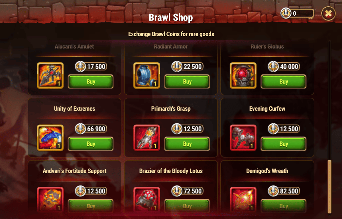 [Hero Wars Guide] Brawl Shop (Corvus)