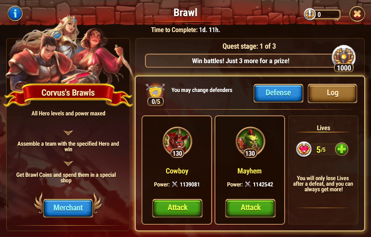 [Hero Wars Guide] Corvus Brawls