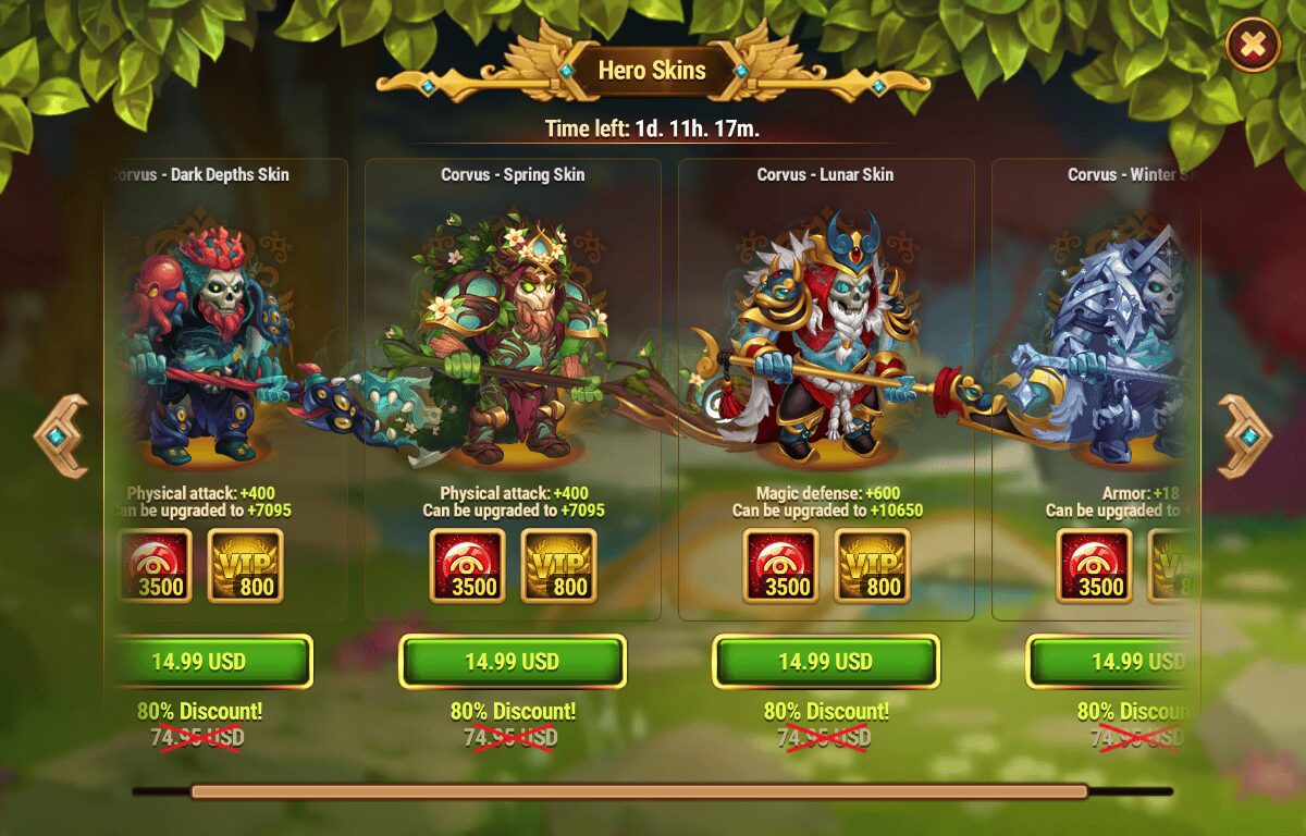 [Hero Wars Guide] Corvus Skin