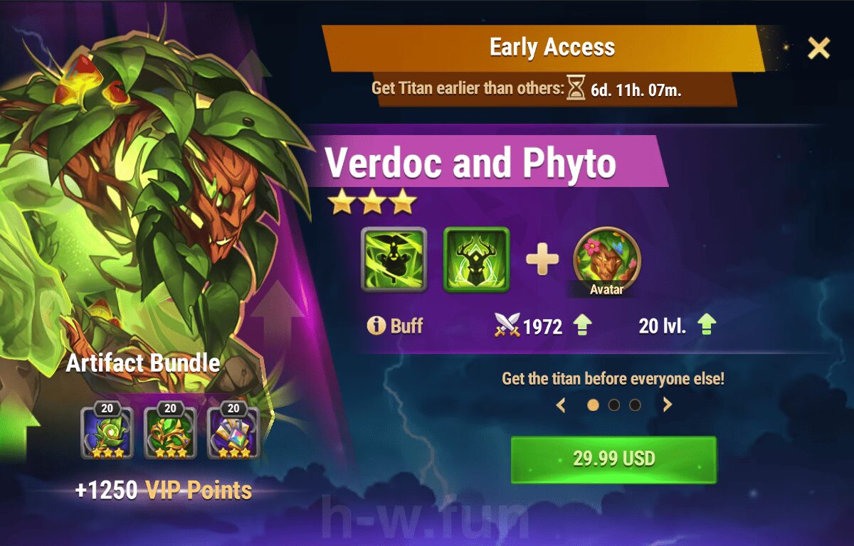 [Hero Wars Guide] Early Access (Verdoc and Phyto)