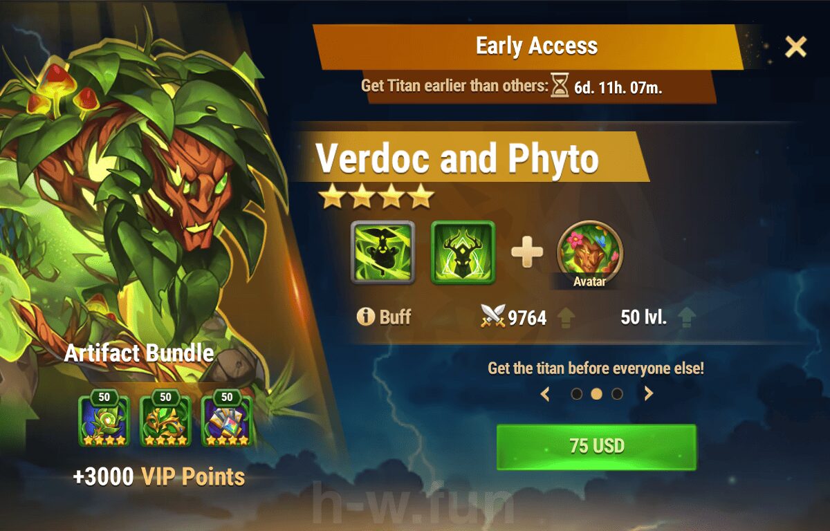 [Hero Wars Guide] Early Access (Verdoc and Phyto)