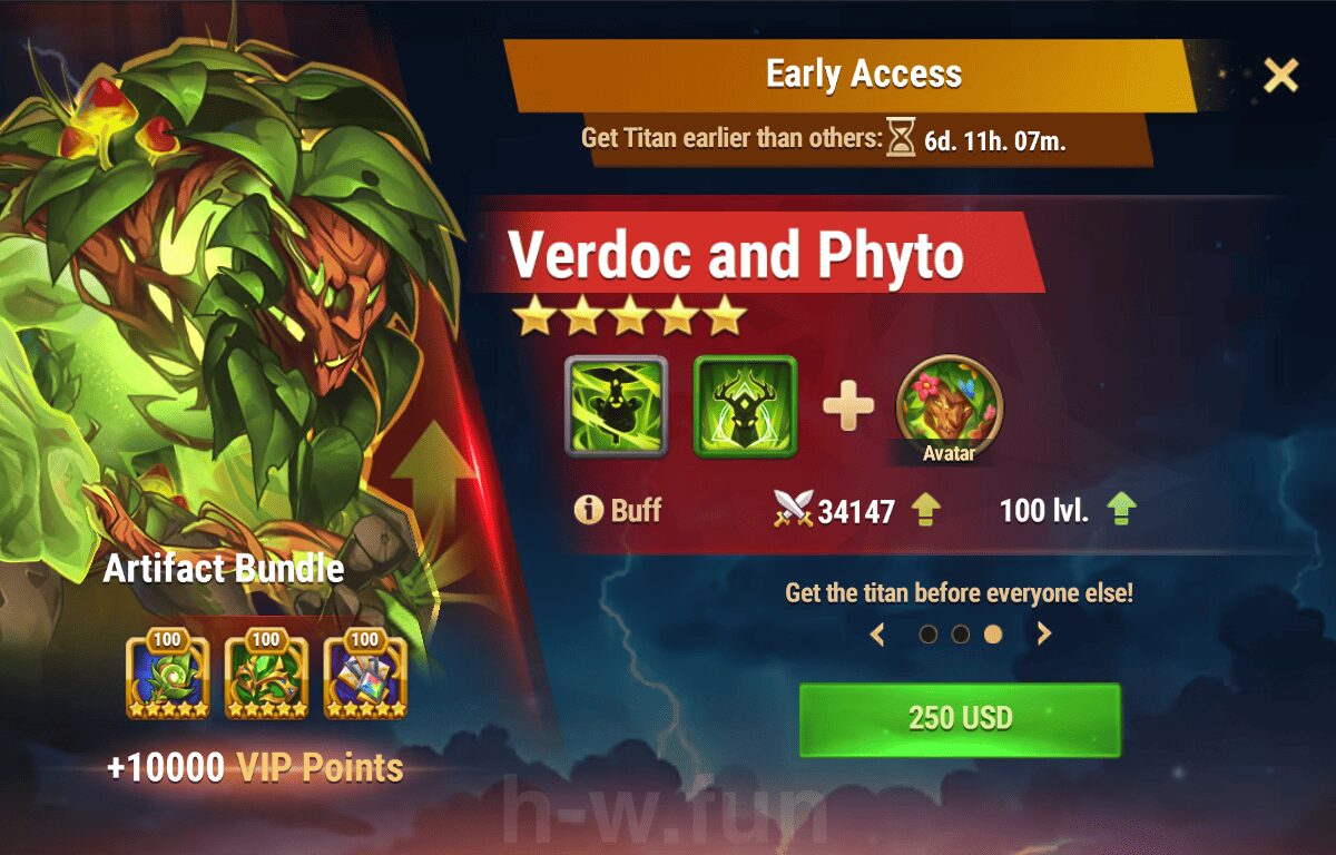 [Hero Wars Guide] Early Access (Verdoc and Phyto)