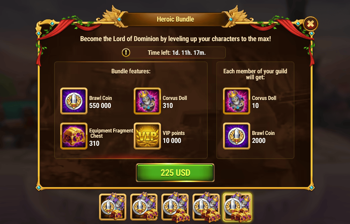 [Hero Wars Guide]Heroic Bundle(Corvus)