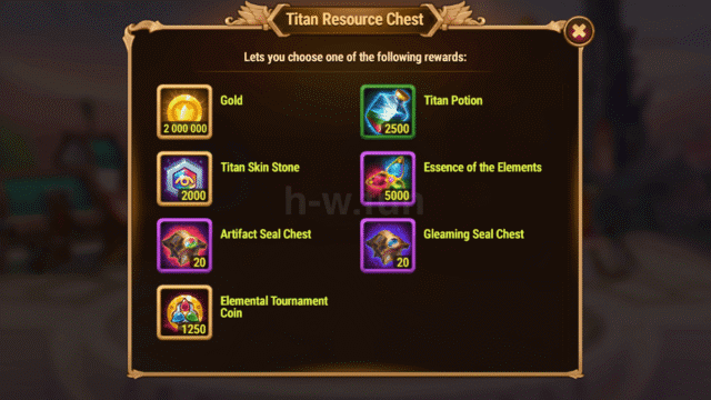 [Hero Wars Guide] Titan Resource Chest