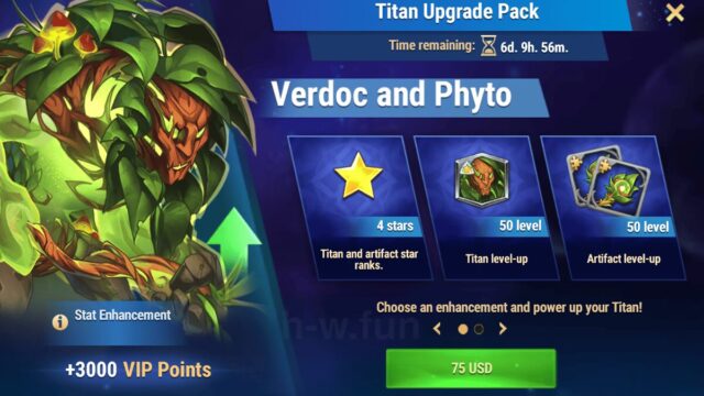[Hero Wars Guide] Titan Upgrade Pack (Verdoc and Phyto)