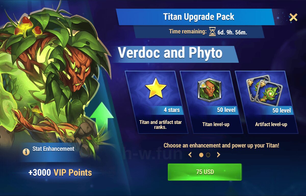 [Hero Wars Guide] Titan Upgrade Pack (Verdoc and Phyto)