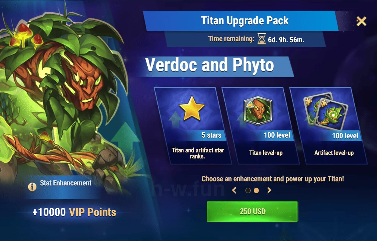 [Hero Wars Guide] Titan Upgrade Pack (Verdoc and Phyto)