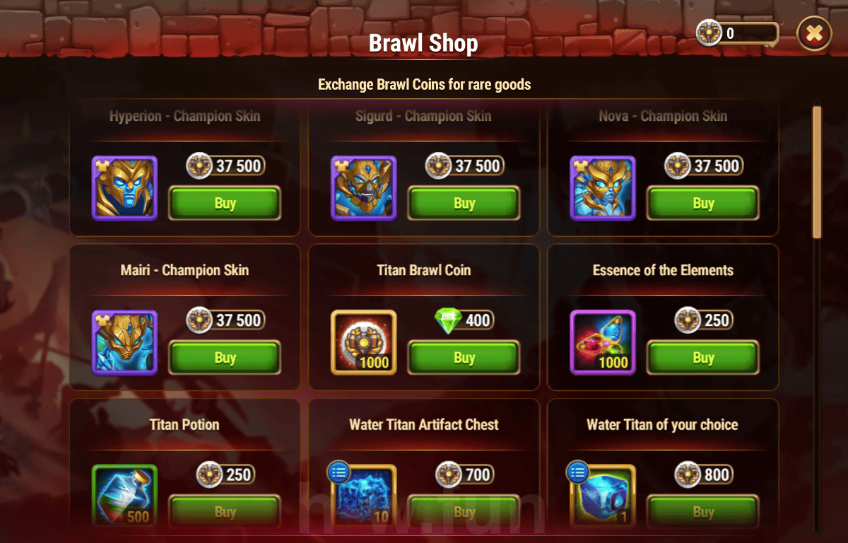 [Hero Wars Guide] Brawl Shop (Ice Keeper)