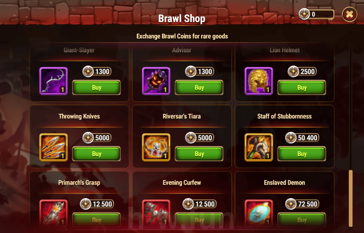 [Hero Wars Guide] Brawl Shop (Ice Keeper)