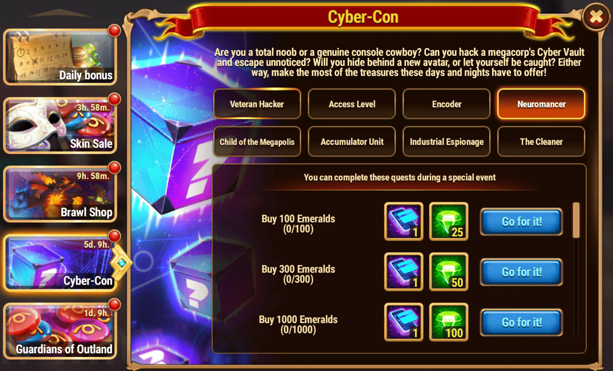 [Hero Wars Guide] Cyber-con 2025 Quest