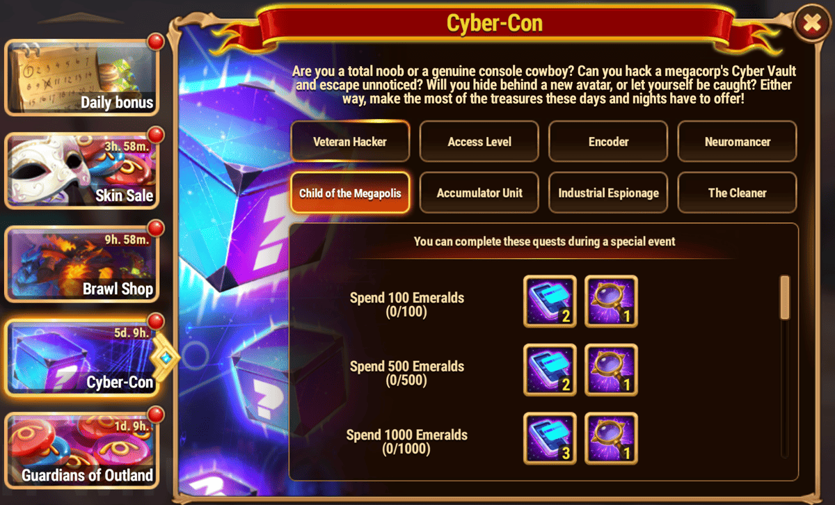 [Hero Wars Guide] Cyber-con 2025 Quest