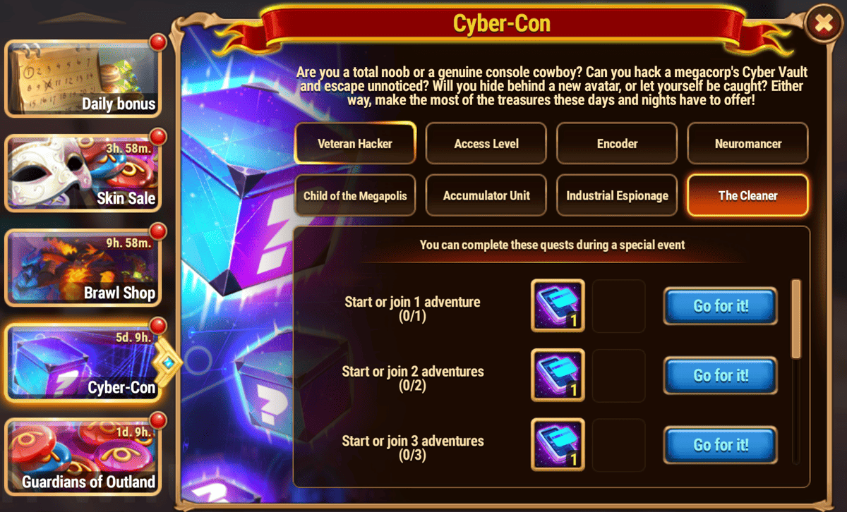 [Hero Wars Guide] Cyber-con 2025 Quest