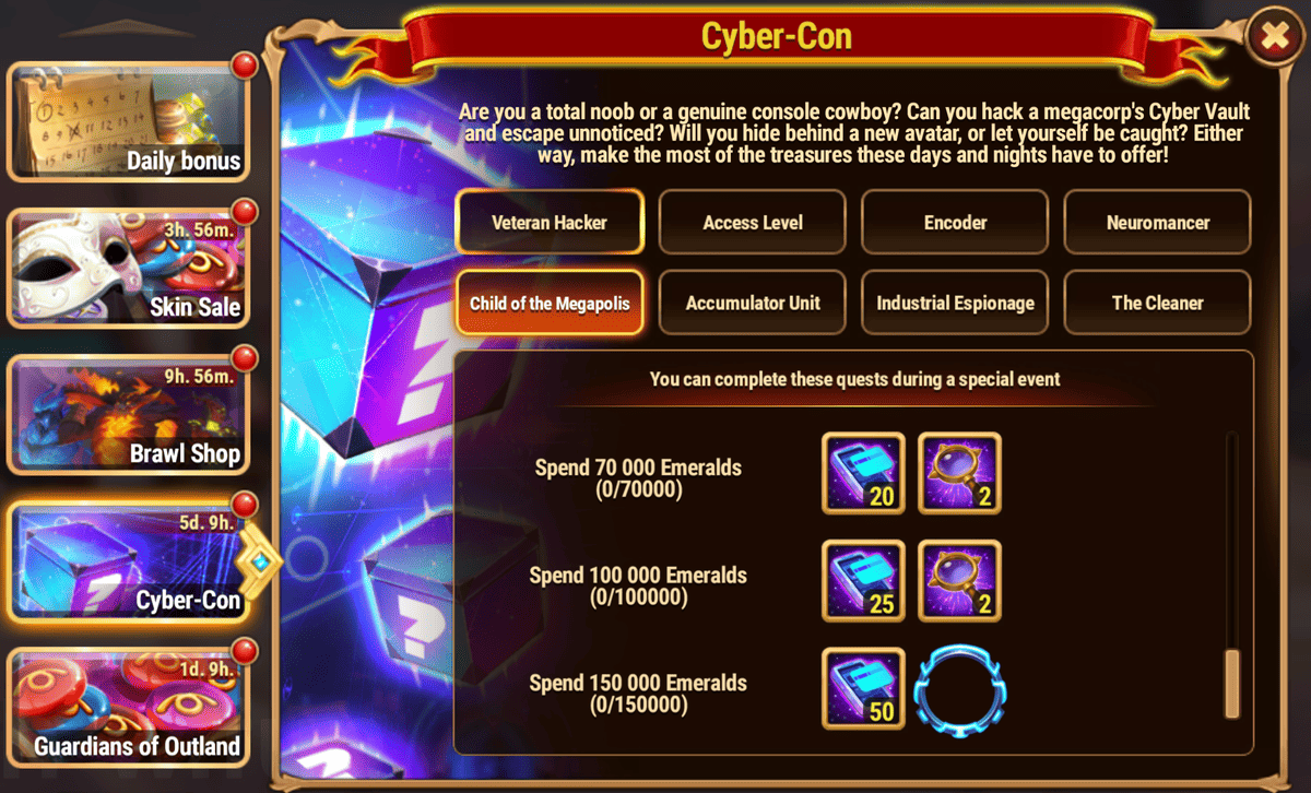 [Hero Wars Guide] Cyber-con 2025 Quest