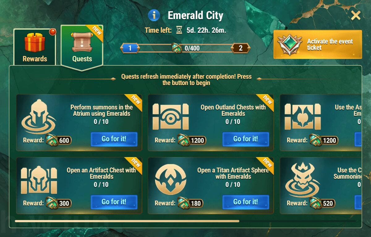[Hero Wars Guide] Emerald City
