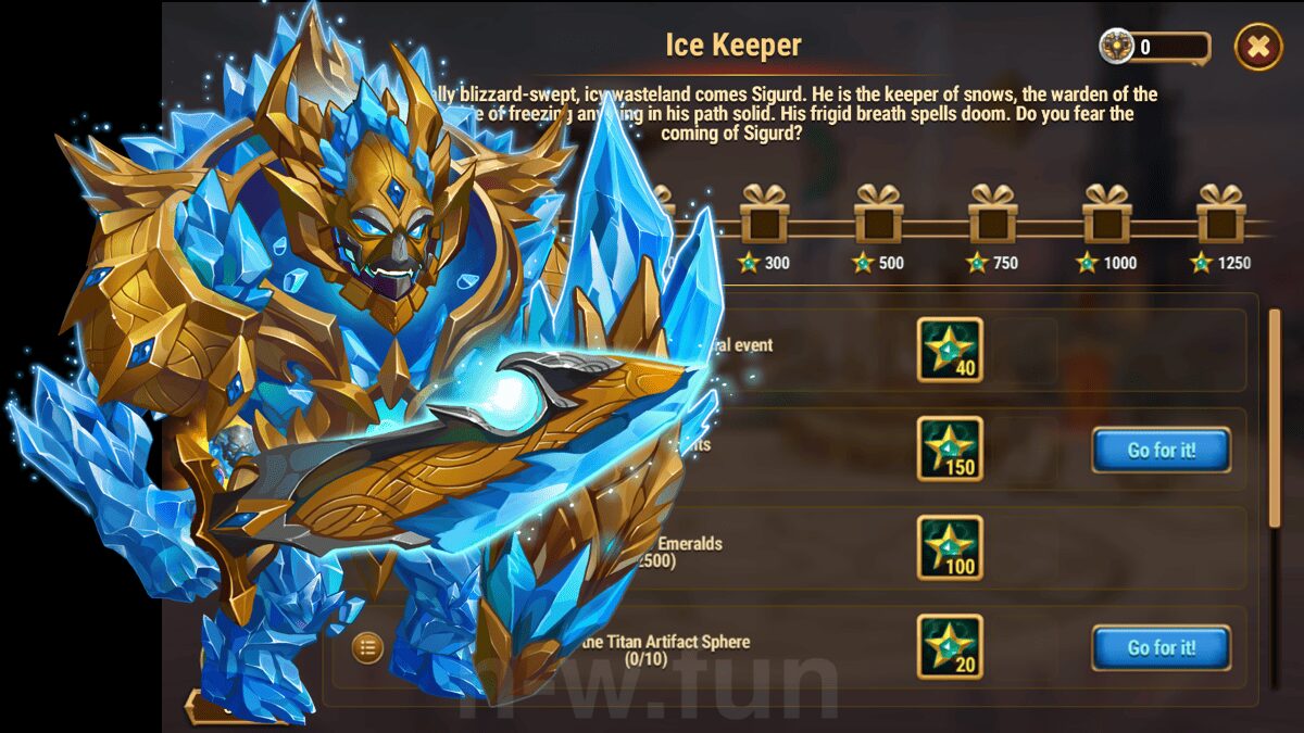 [Hero Wars Guide] Ice Keeper Tasks