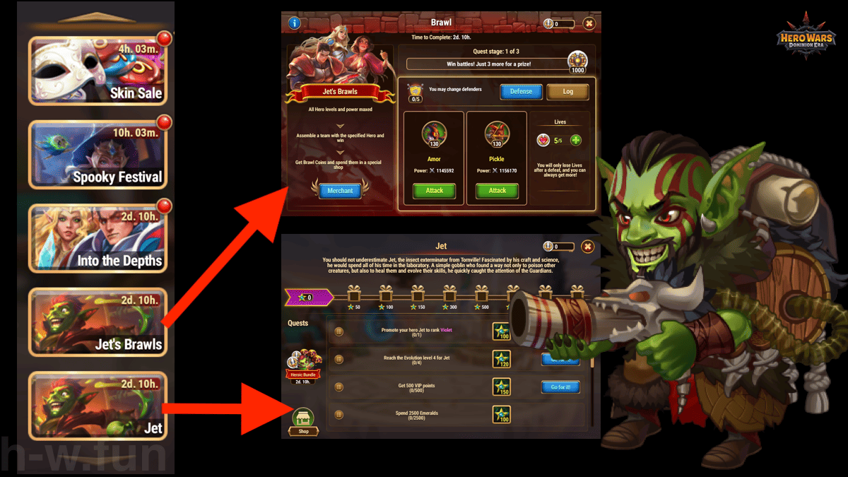 [Hero Wars Guide] Jet Brawls