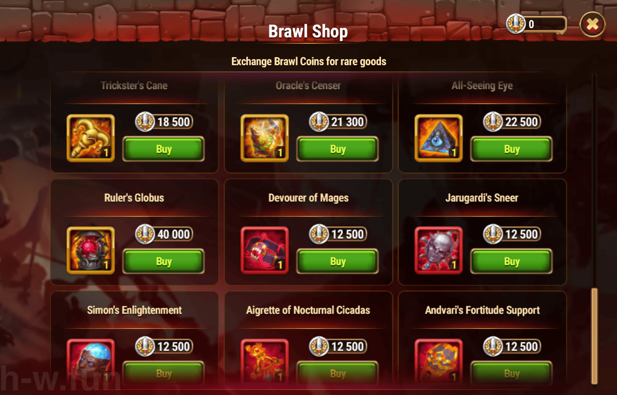 [Hero Wars Guide] Brawl Shop (Jet Brawls)