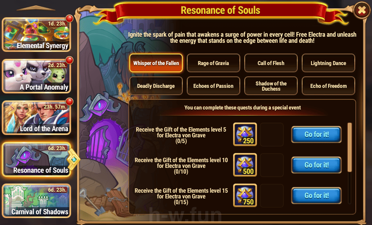 [Hero Wars Guide] Resonance of Souls Quests