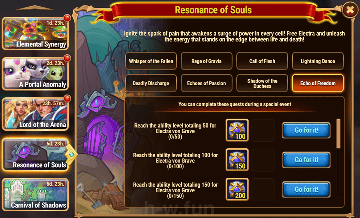 [Hero Wars Guide] Resonance of Souls Quests
