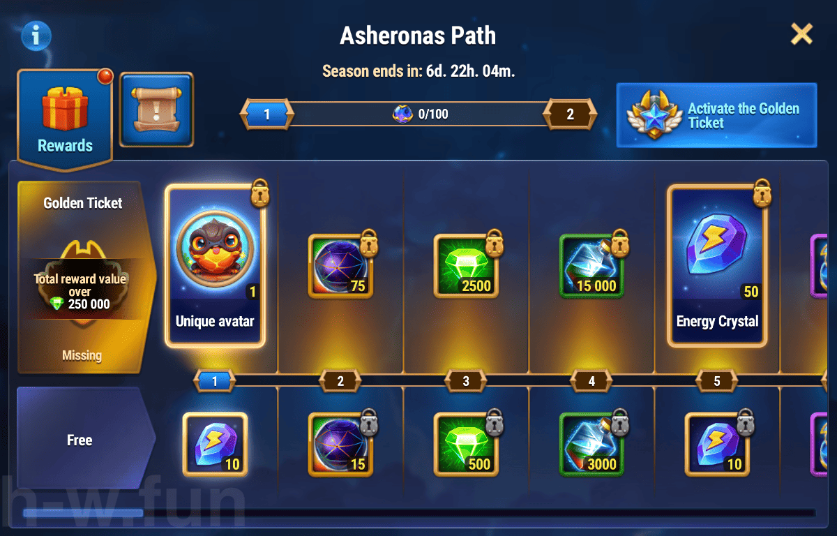 [Hero Wars Guide] Asherona Pass