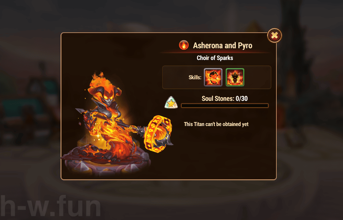 [Hero Wars Guide] Asherona and Pyro Soul Stone