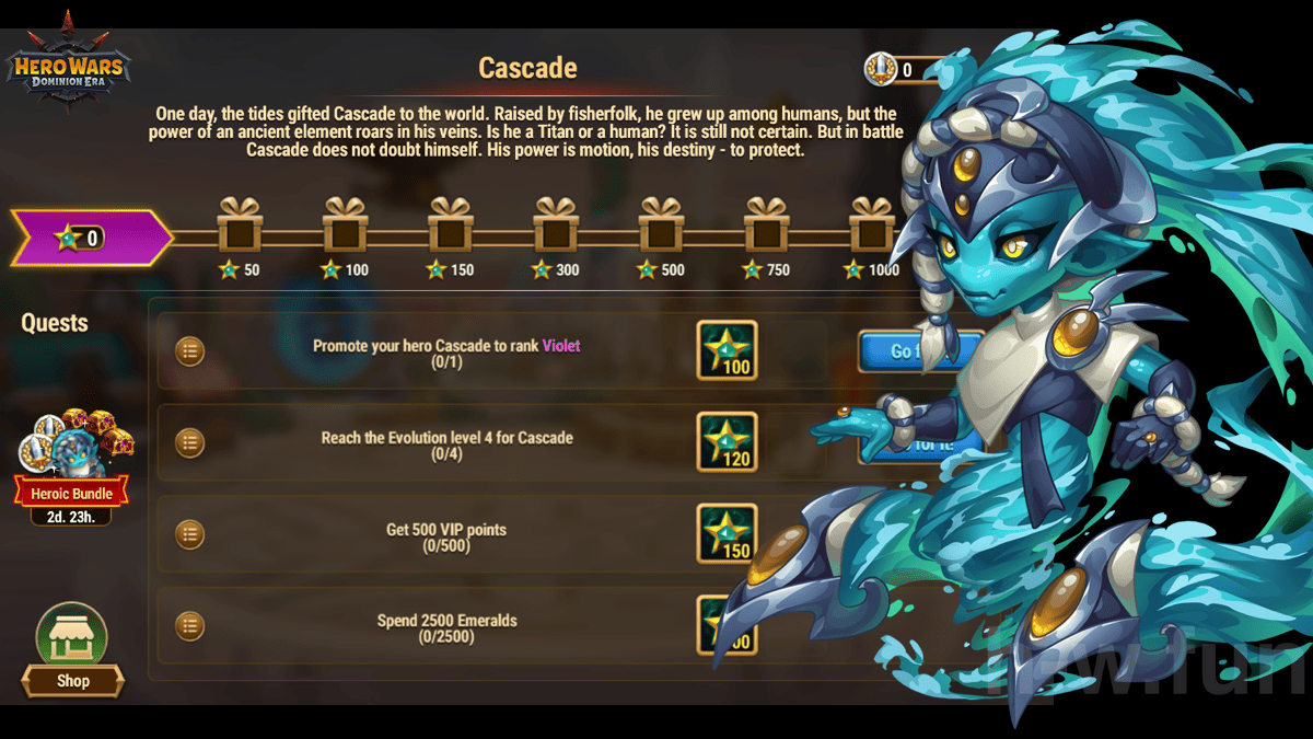 [Hero Wars Guide] Cascade Quest