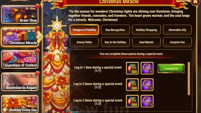 [Hero Wars Guide] Christmas Miracle 2025 Quests