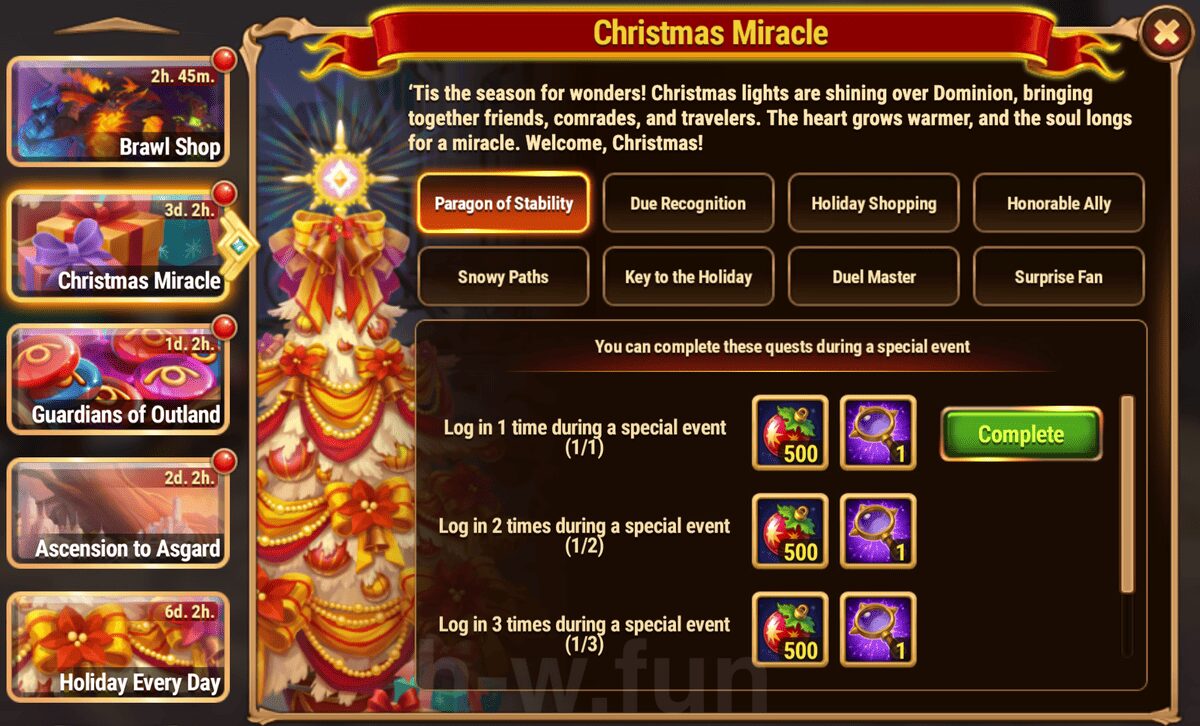 [Hero Wars Guide] Christmas Miracle 2025 Quests