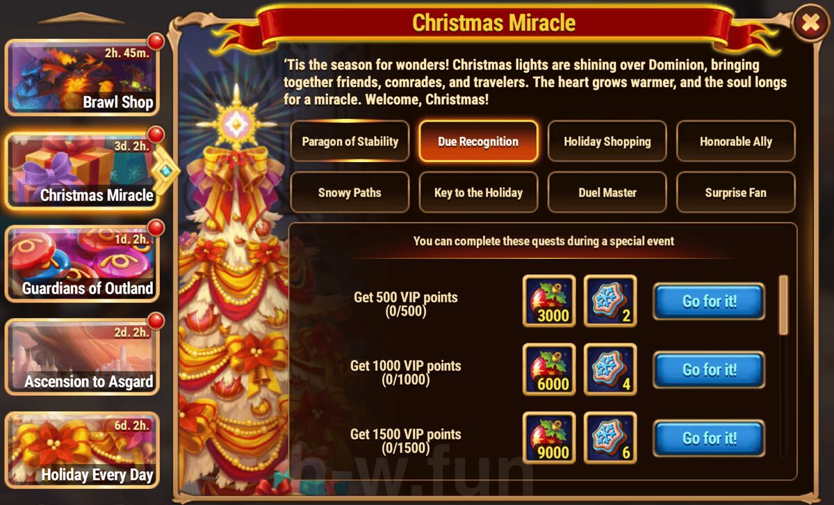 [Hero Wars Guide] Christmas Miracle 2025 Quests