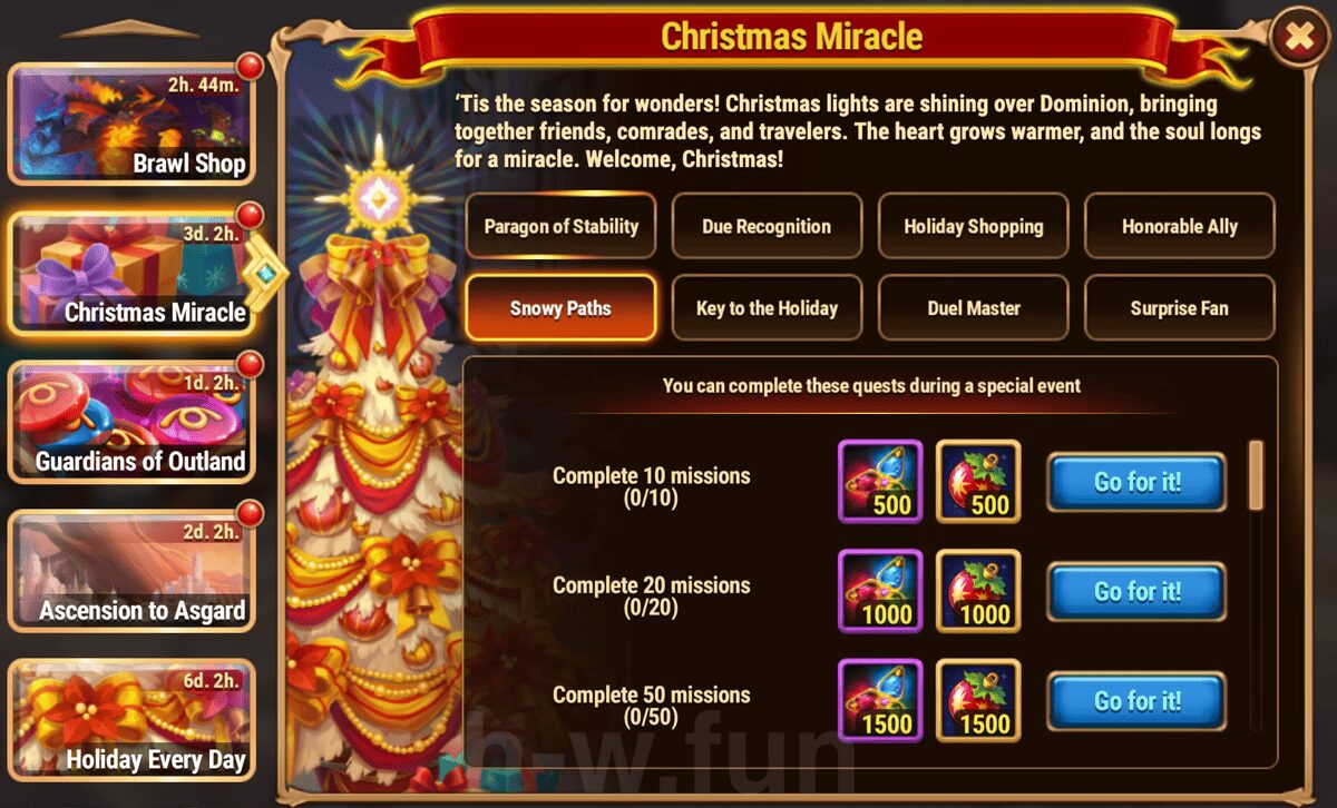 [Hero Wars Guide] Christmas Miracle 2025 Quests