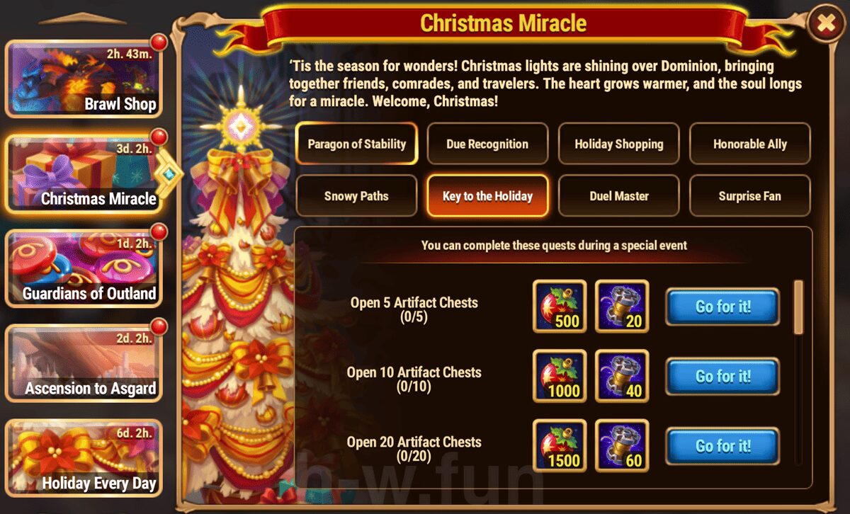[Hero Wars Guide] Christmas Miracle 2025 Quests