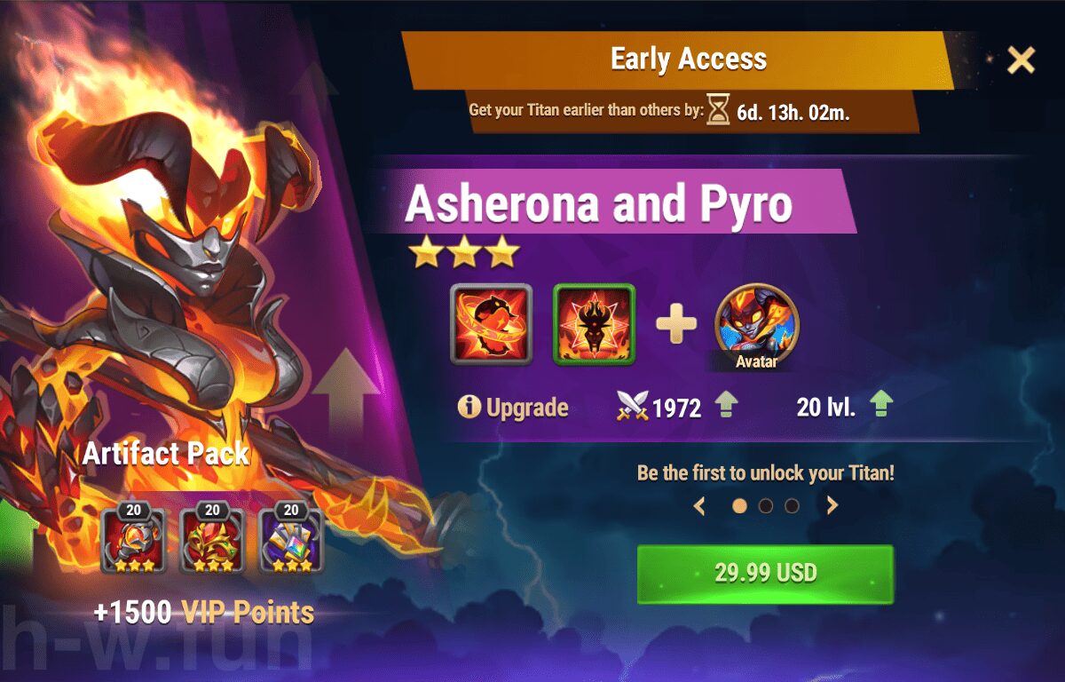 [Hero Wars Guide] Early Access (Asherona and Pyro)_3