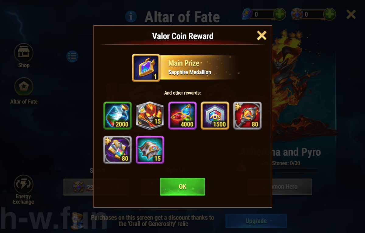 [Hero Wars Guide] Embers of the Past