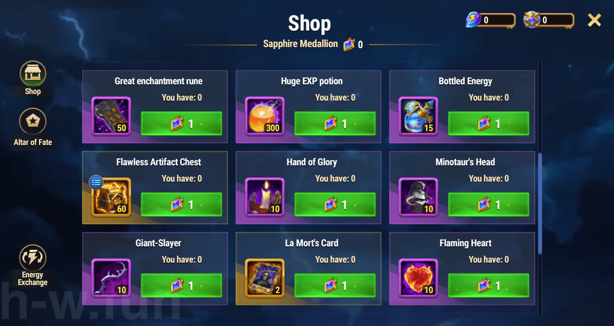 [Hero Wars Guide] Festival Shop (Embers of the Past)