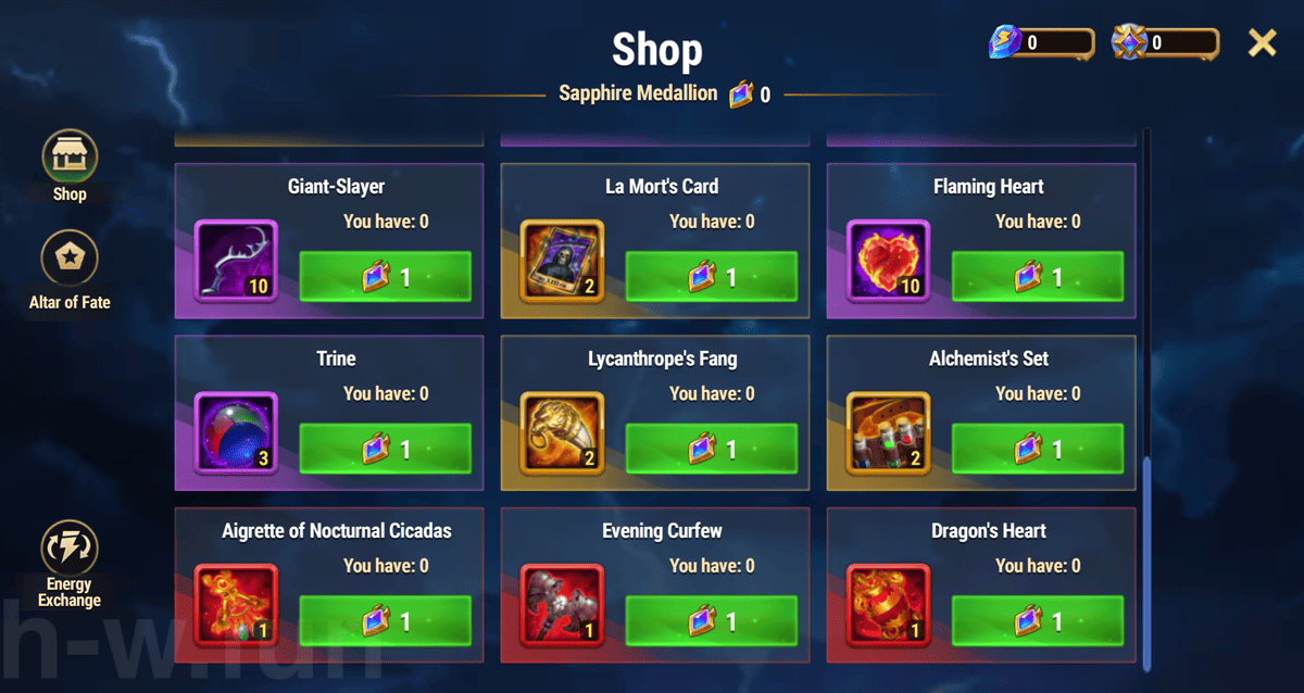 [Hero Wars Guide] Festival Shop (Embers of the Past)