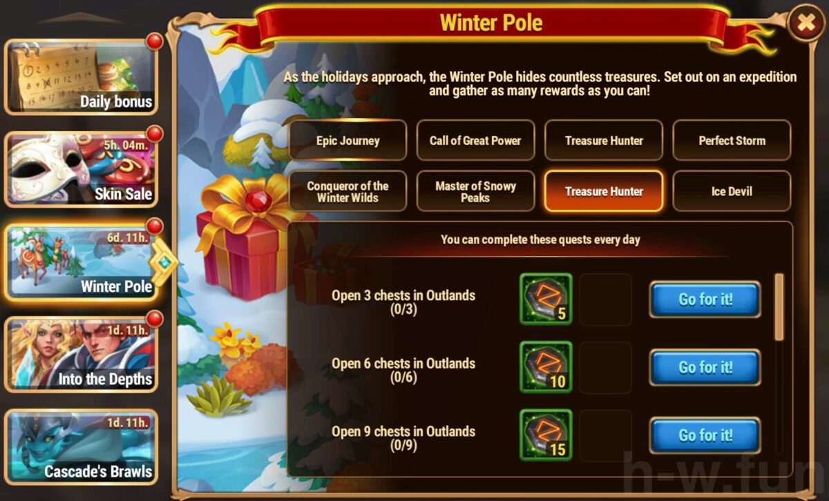 [Hero Wars Guide] Winter Pole Quest