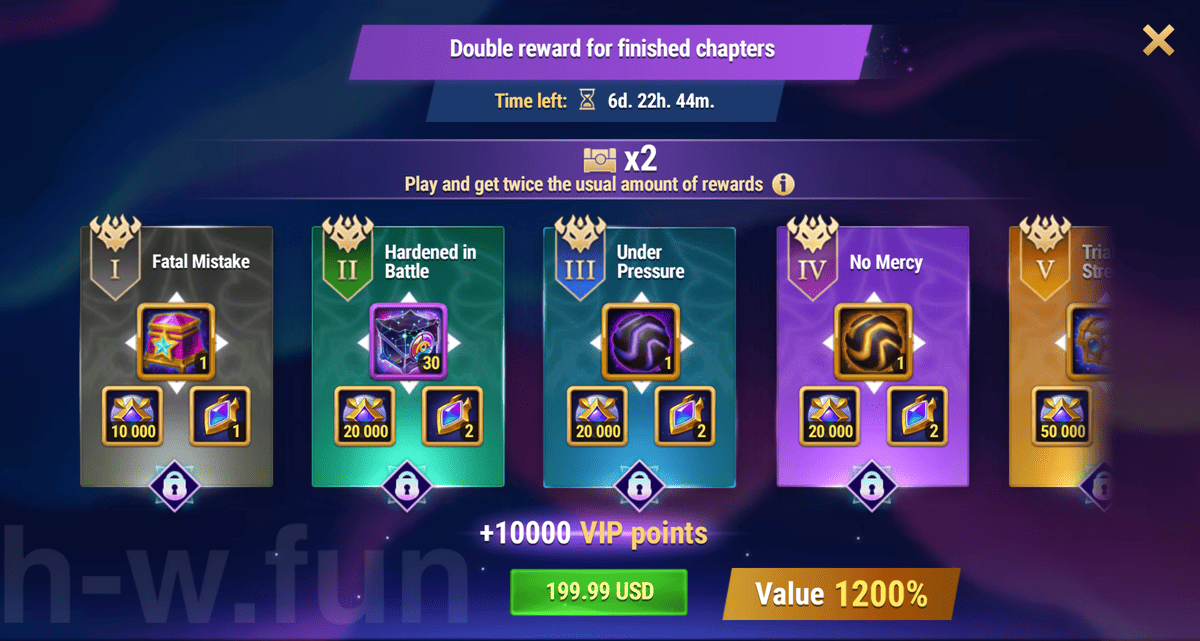 [Hero Wars Guide] Double reward Bundle